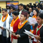 काँग्रेसको नवनिर्वाचित केन्द्रीय कार्यसमितिका पदाधिकारी एवं सदस्यहरूको शपथ ग्रहण