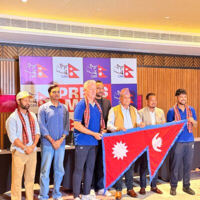ओमानमा विश्वकप लिग-२ खेल्ने नेपाली क्रिकेट टोलीको बिदाइ