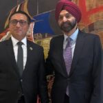 अर्थमन्त्री वाग्ले र विश्व बैंक अध्यक्ष बाङ्गाबिच वासिङ्टनमा भेटवार्ता